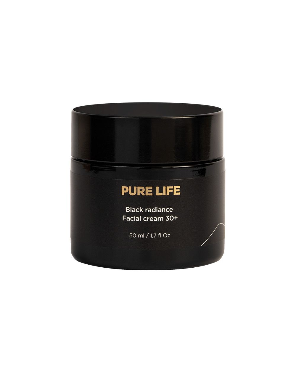 Pure life black radiance crema facial 30+ 50ml AOKlabs